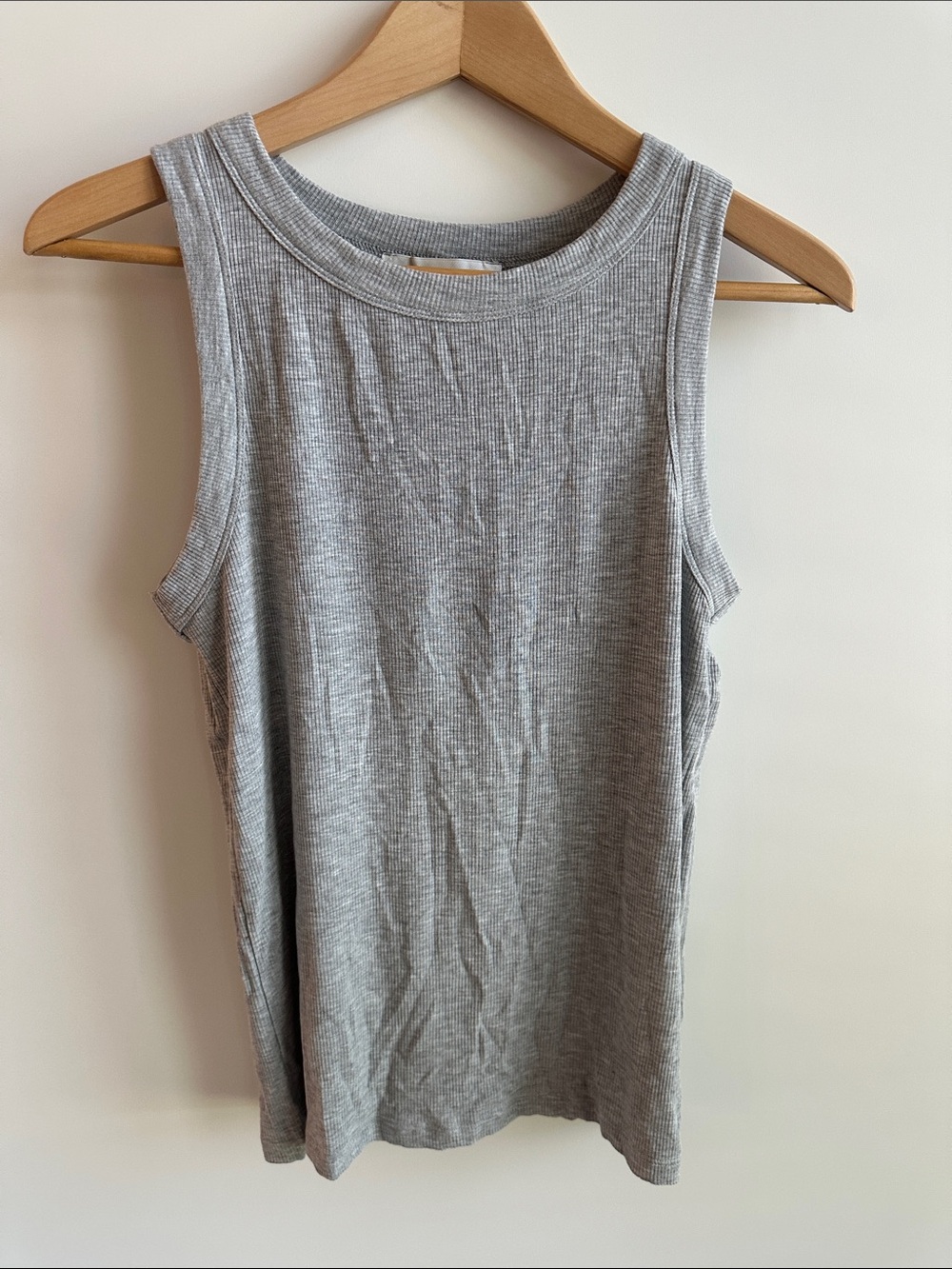 Zenana Knit Tank in Gray